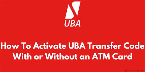 how to activate uba transfer code